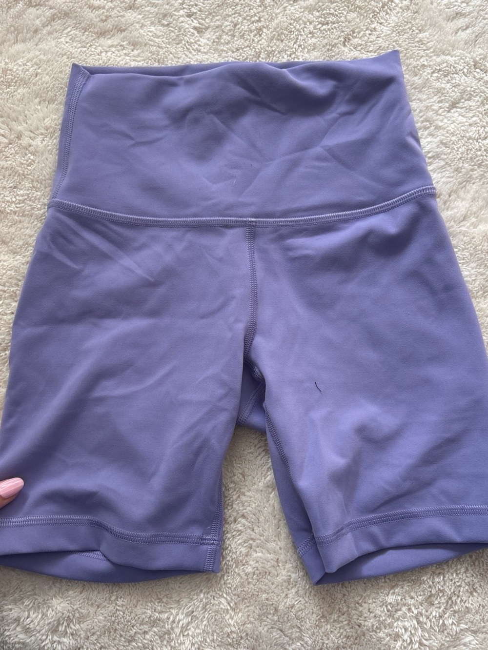 lululemon athletica Lavender High-Rise Bike Shorts